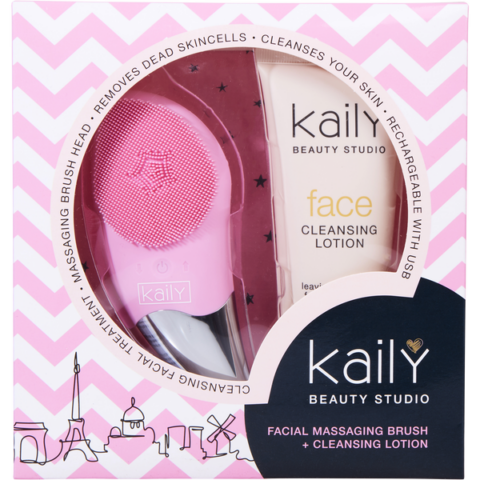 Kaily — Face Cleansing Lotion 100ml/3.4oz + Face Cleansing Brush --2pcs
